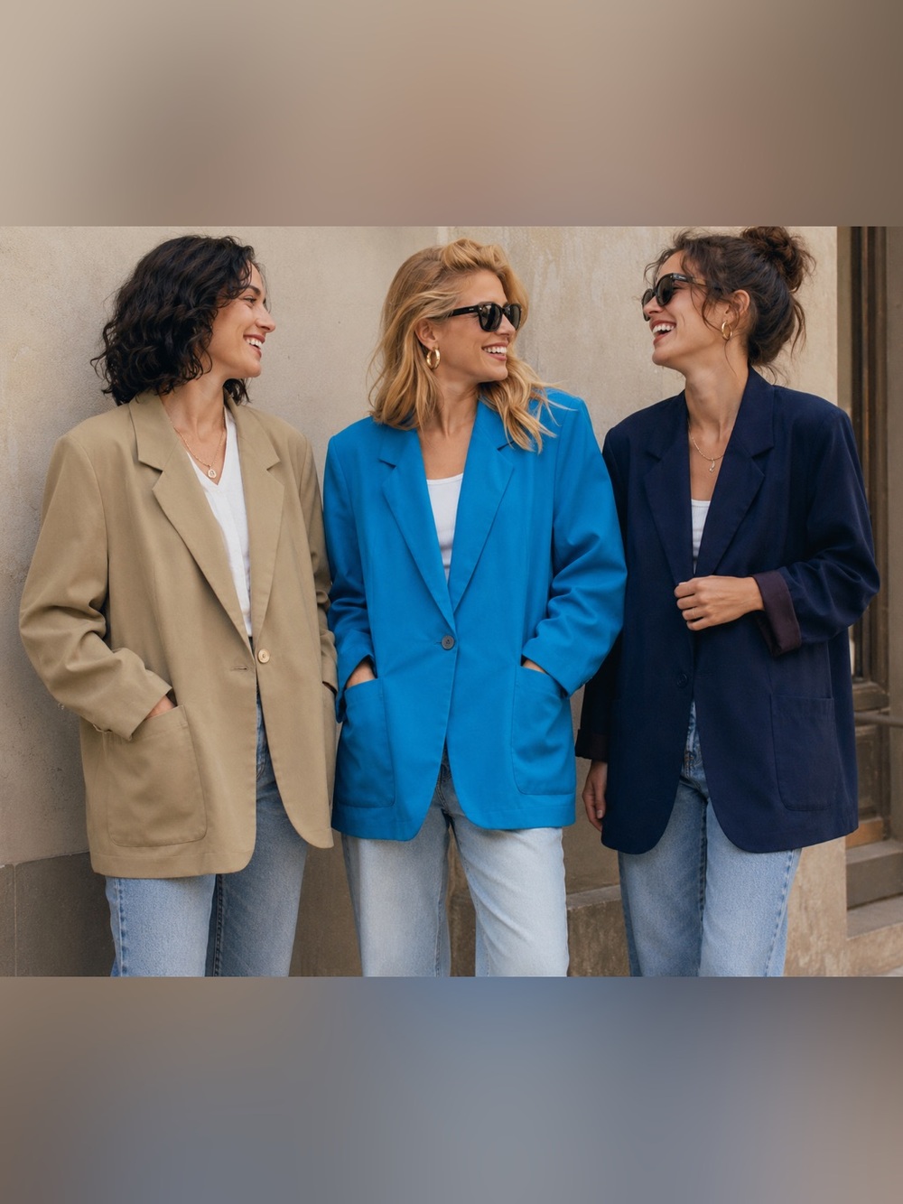 3 - VTG Blazers Bundle Worthington + Sag Harbor Oversized 80s 90s Power Blazers